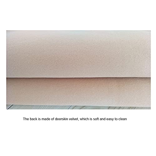 Generisch Weicher Kunstfell-Teppich, zotteliger Flächenteppich für das Schlafzimmer, Flauschiger dekorativer Heimteppich, strapazierfähiger, Flauschiger Plüschteppich, Beige, 50 x 150 cm