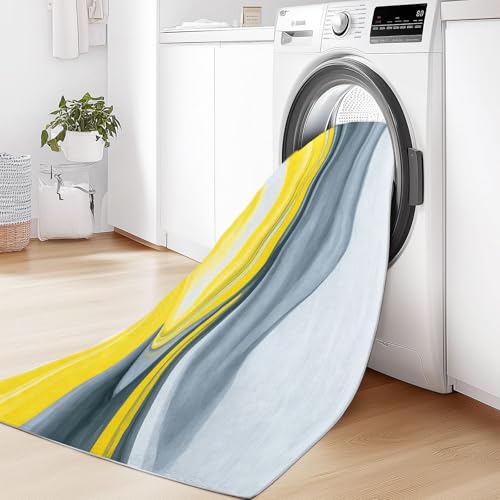 Generisch Teppich Wohnzimmer 160 x 230 cm rutschfest Kurzflor Minimalistische Kunst Waschbar Bettvorleger Teppiche Abstrakte Weiche Wirbel für Wohnzimmer Schlafzimmer Büro Bereich Dekor