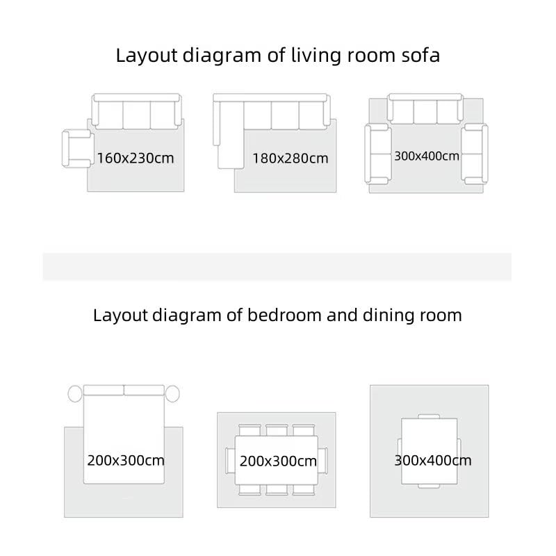 Generisch Kinderzimmer Teppiche Grauer Bereich Wohnzimmerteppich dauerhaft fällt Nicht ab und verblasst Teppich Jugendzimmer Grau Innenteppich Schlafzimmer Groß 300X400CM