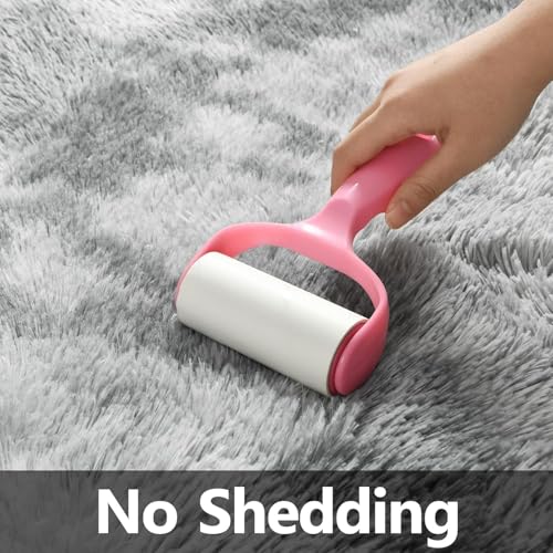 Generisch Rutschfester Teppich Weiße Blumen neutraler,weicher,dünner,großer Teppich,für Schlafzimmer,Wohnzimmer,Badezimmer unter dem Esstisch,Heimbüro-Dekor(Schwarz Weiß)-210x300cm