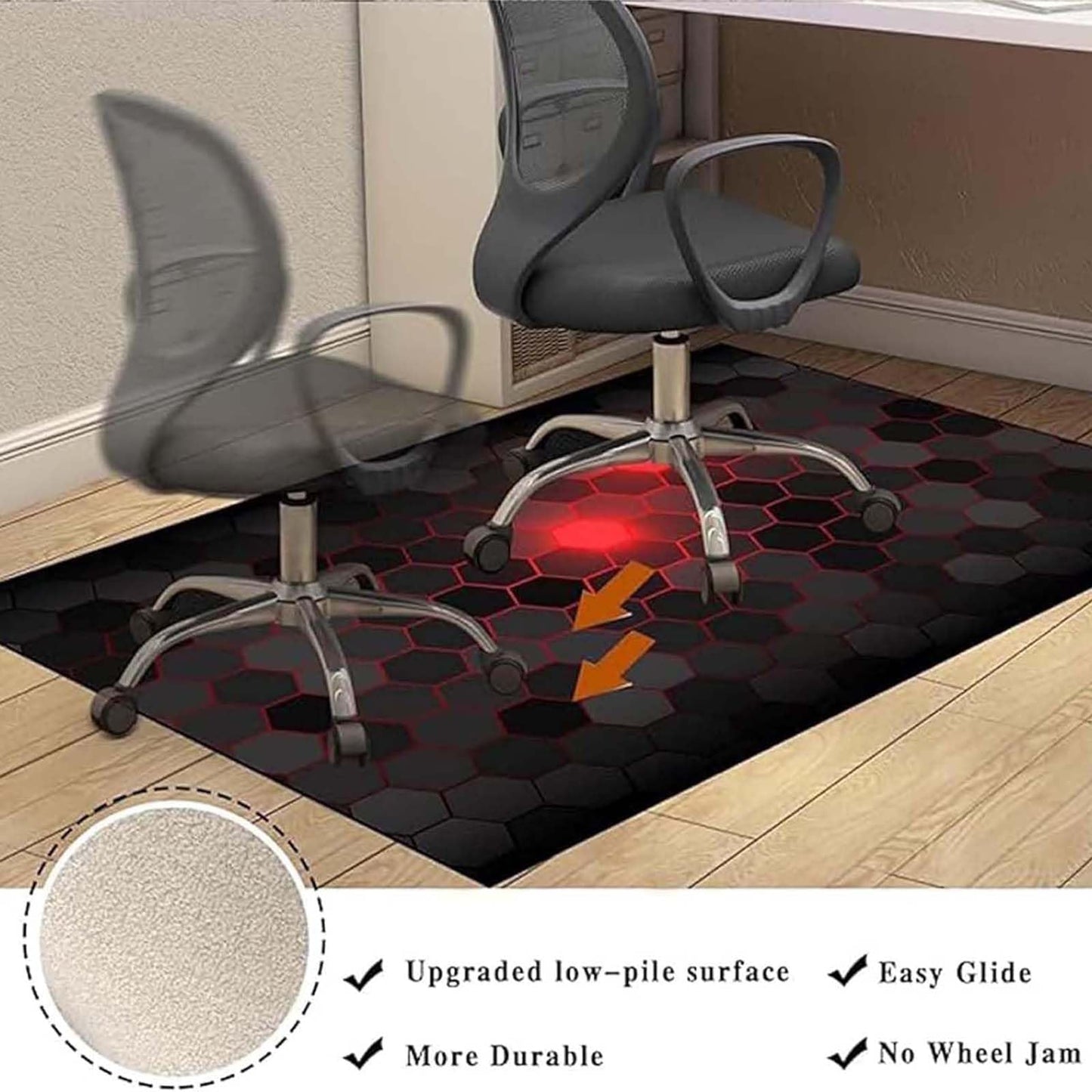Generisch Teppich Wohnzimmer Teppiche Schlafzimmer Design Antirutschmatte Teppich Weiche Fußmatten für Flur Teppich Rutsch Unterlage Vintage Kurzflor Antirutsch,L,180x250cm
