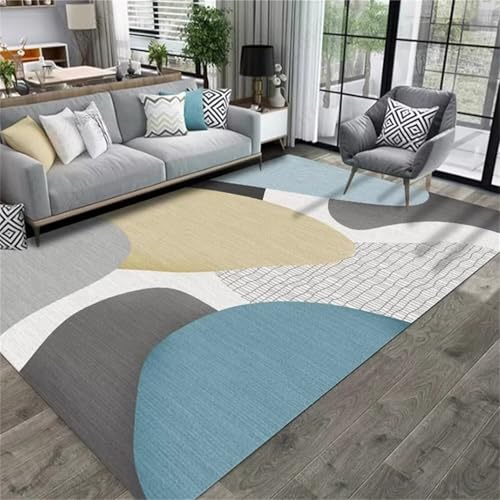 Generisch Teppich Modern Farbe Farbschema Sofa Kissen Wohnzimmer Schlafzimmer Nicht verblassen Groß blau mit Kinderzimmer Junge 180X280CM